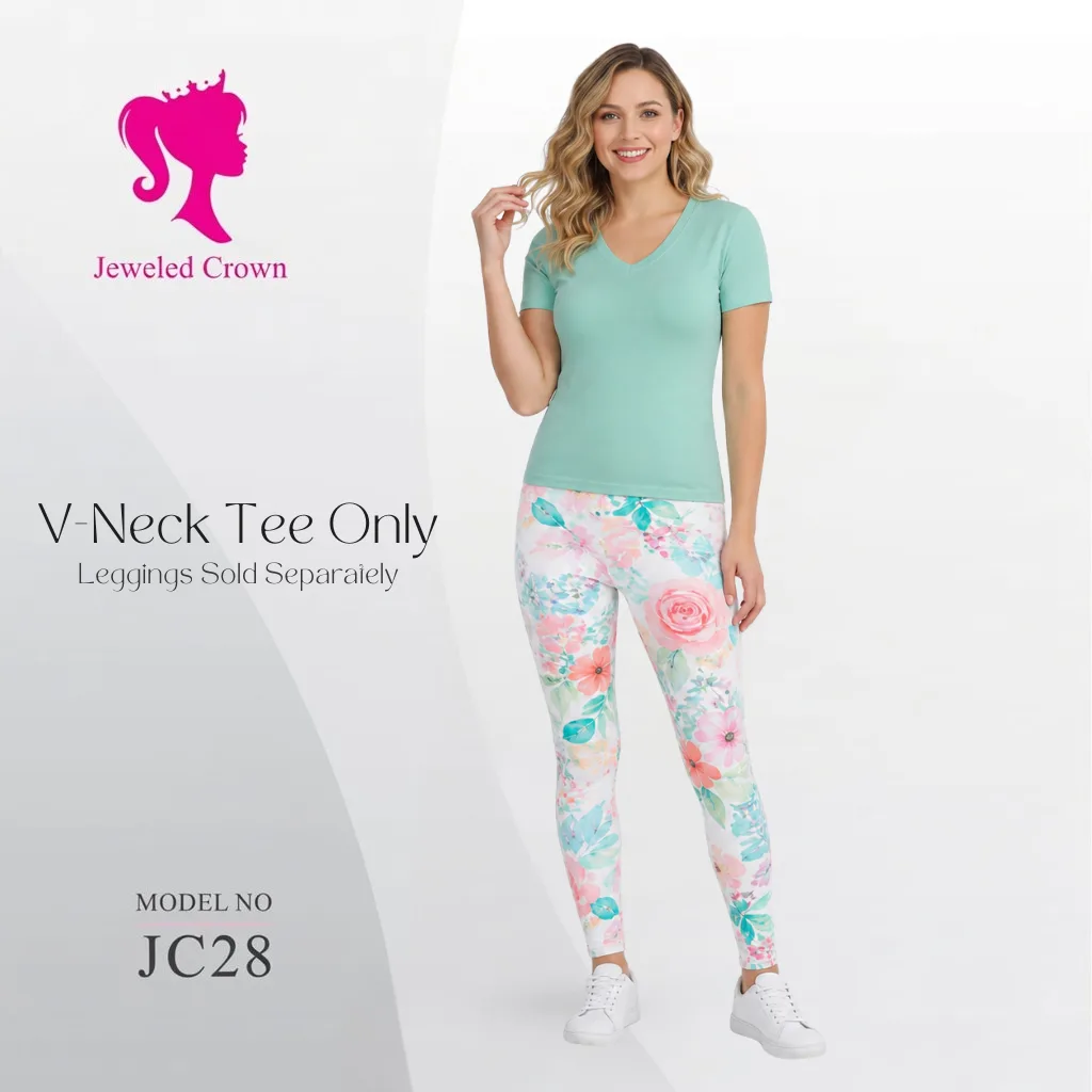 V-Neck Tee Pistachio