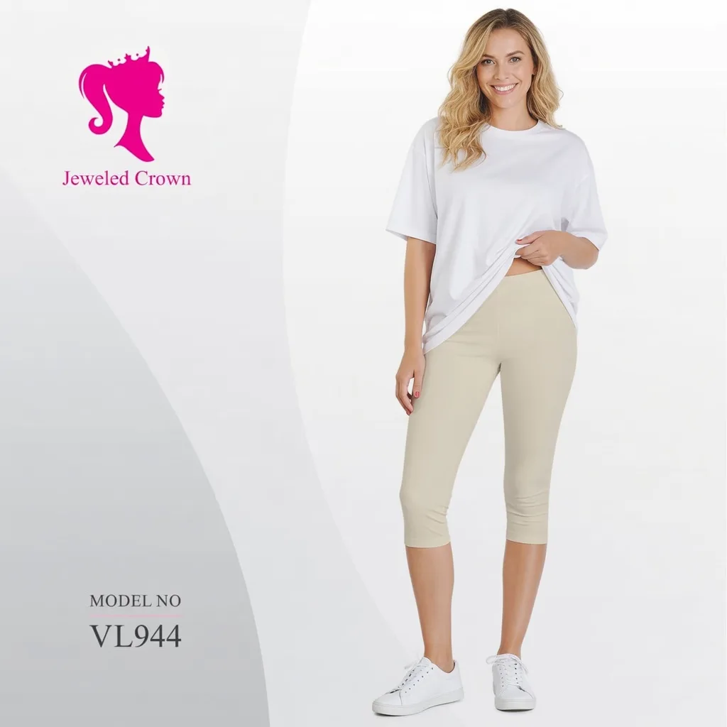 Three Quarters Legging Off-White