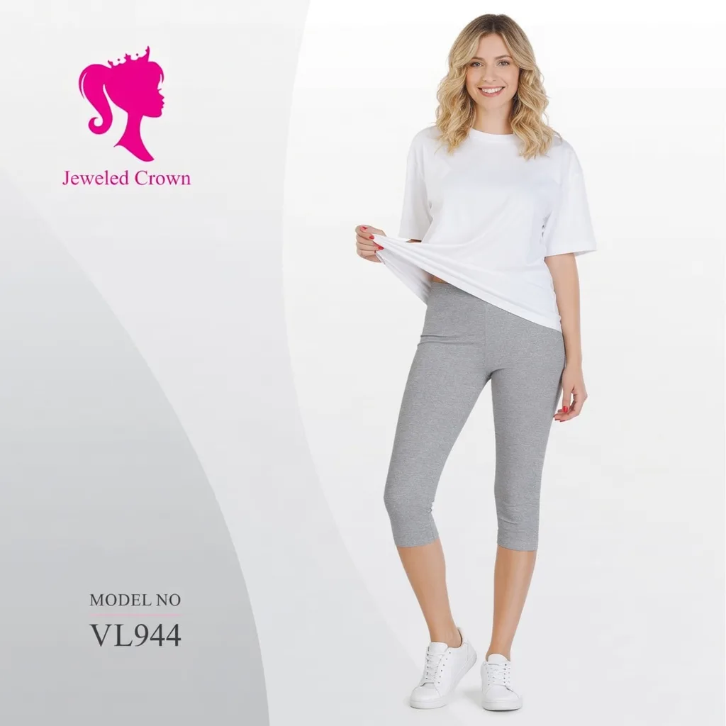 Three Quarters Legging Grey
