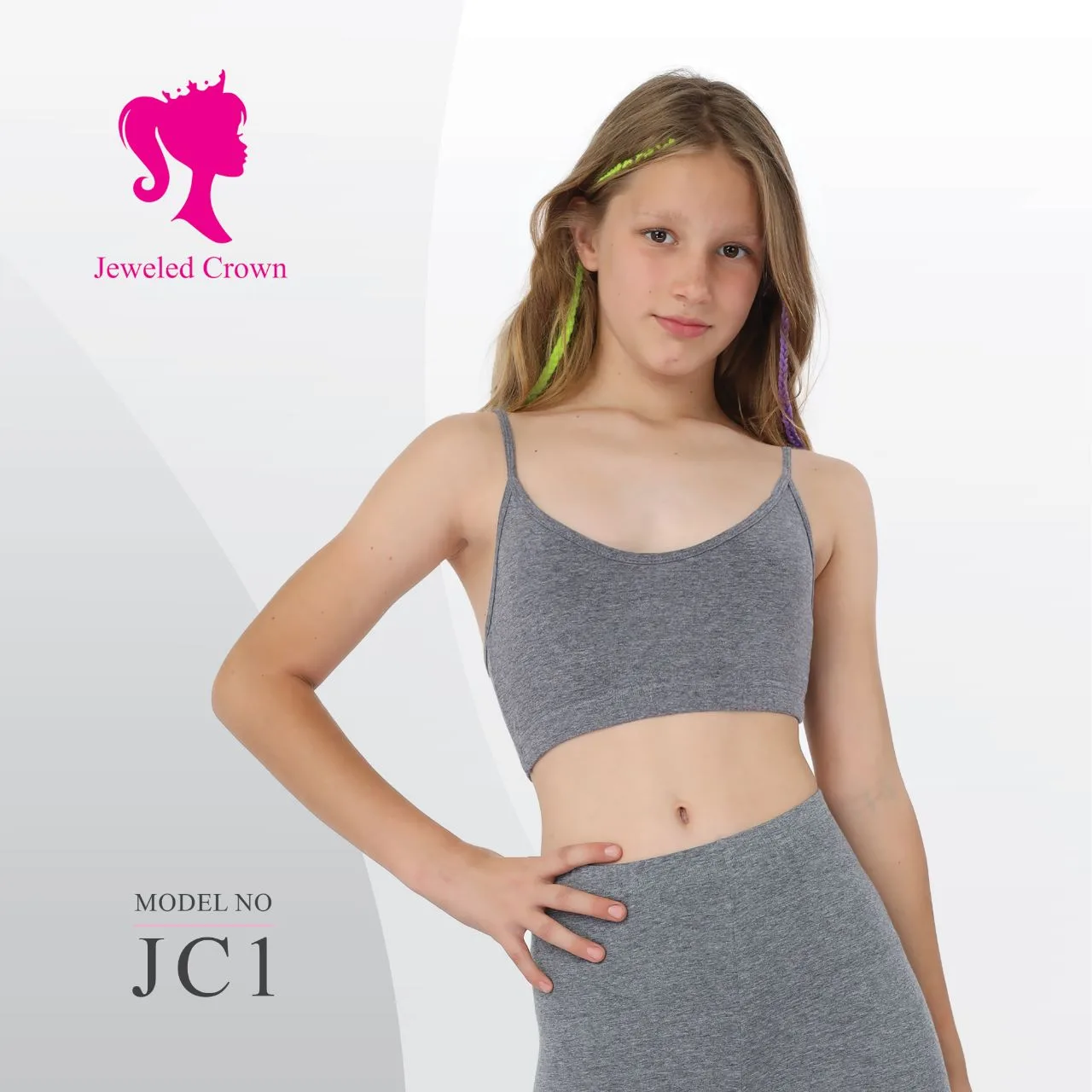 Soft bra. Grey