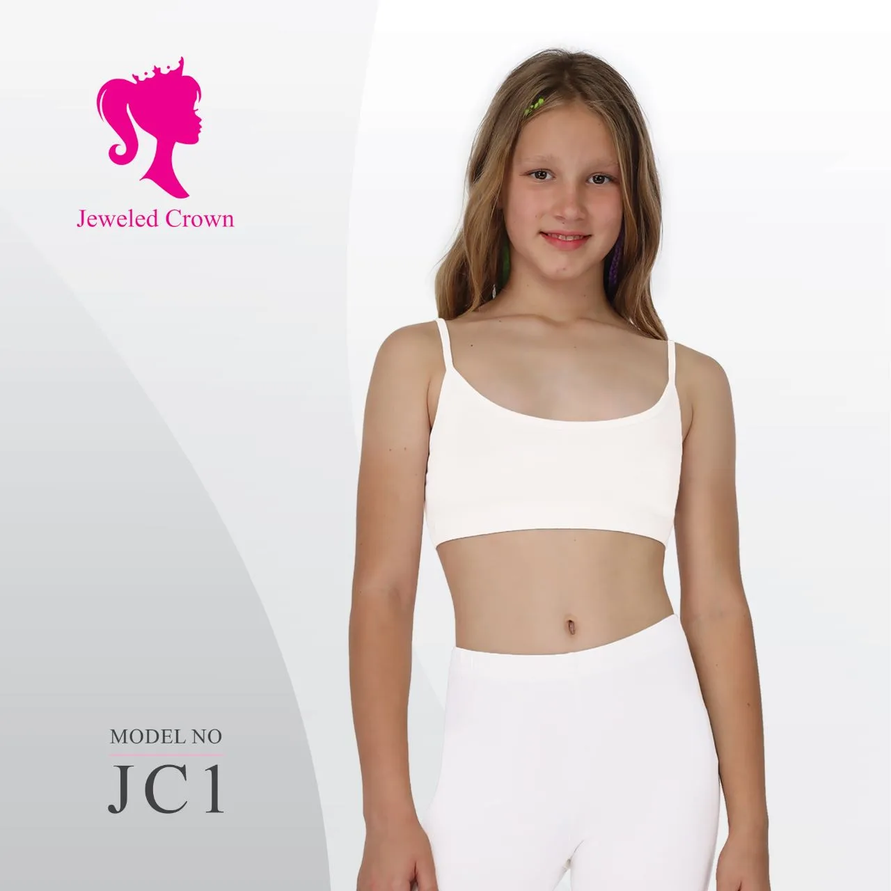 Soft bra. White
