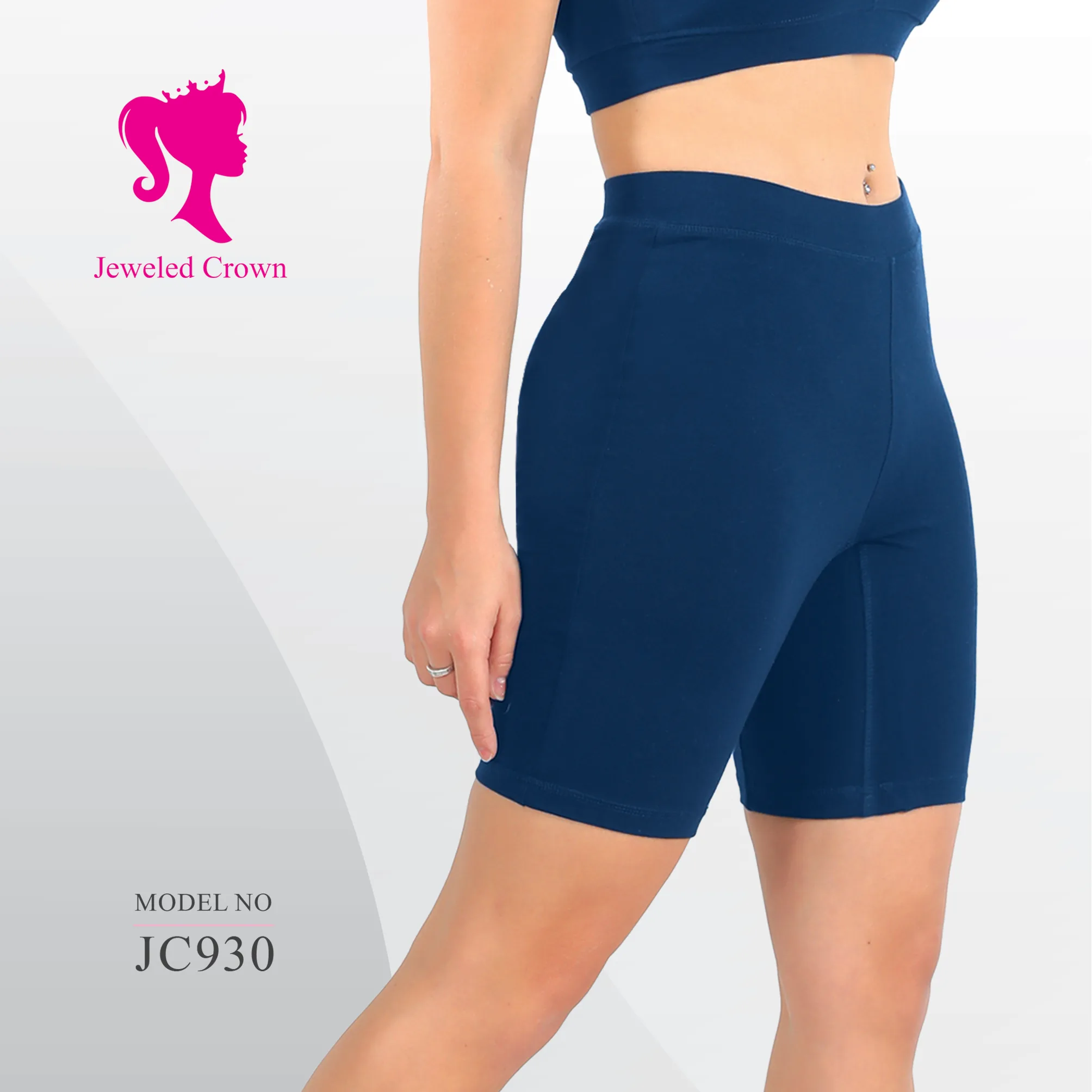 Short double gusset Navy blue