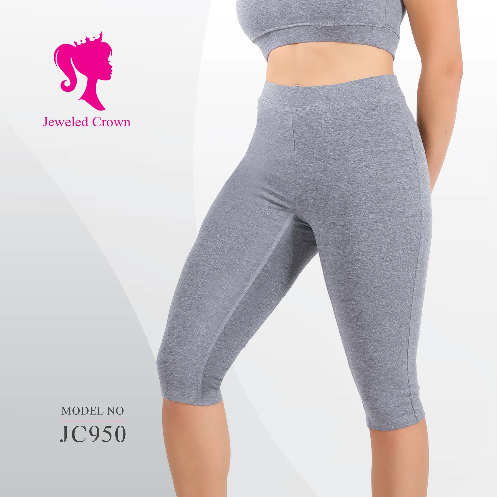 Legging double gusset Grey