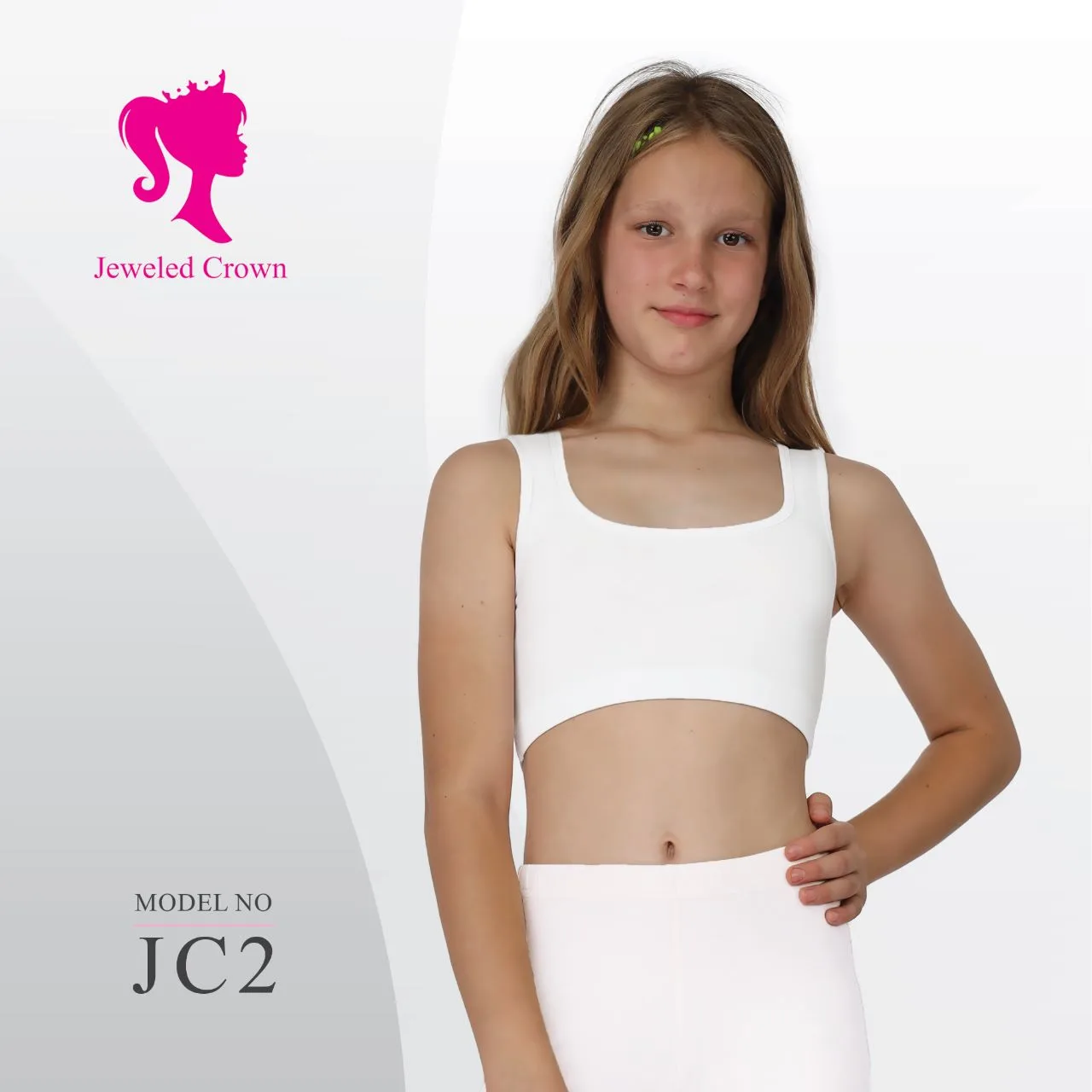 Soft bra. White